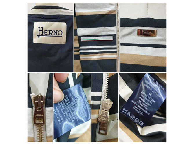 Abrigo Herno a rayas Multicolor - vista 11