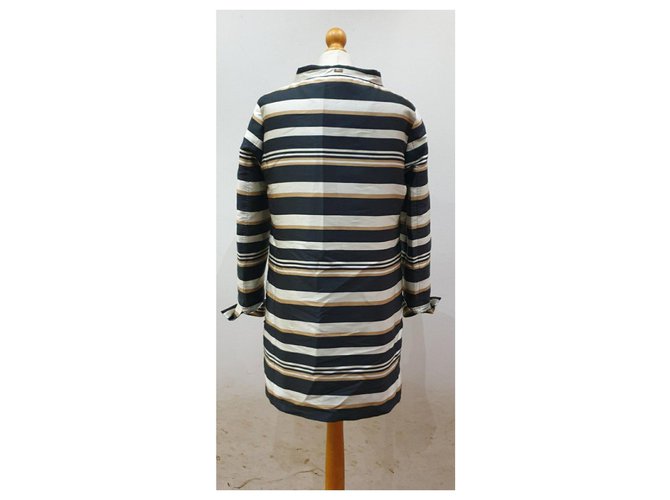 Abrigo Herno a rayas Multicolor - vista 3