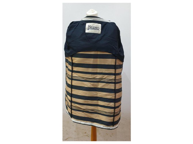 Abrigo Herno a rayas Multicolor - vista 4