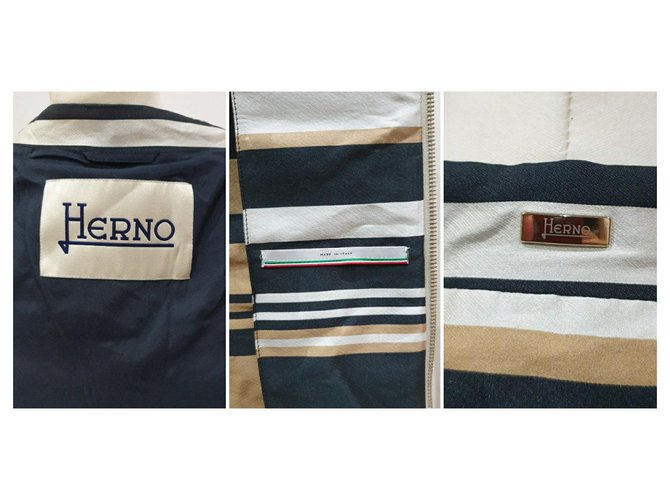 Abrigo Herno a rayas Multicolor - vista 5