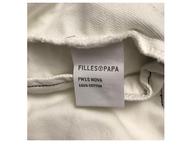 Filles à Papa Jeansjacke Creme Roh - Ansicht 5