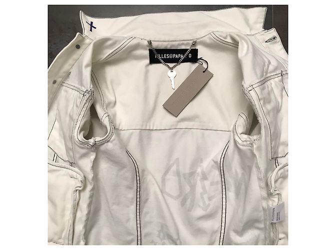 Filles à Papa Jeansjacke Creme Roh - Ansicht 7