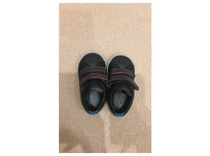 Baskets Dolce & Gabbana en cuir noir bébé garçon taille 20 - vue 3