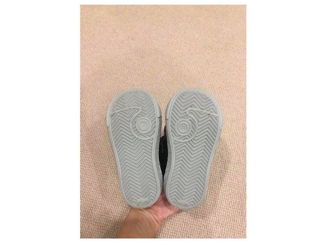Baskets Dolce & Gabbana en cuir noir bébé garçon taille 20 - vue 4