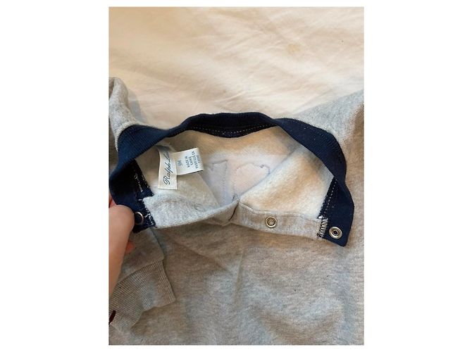Sweat Ralph Lauren Polo Ski Bear Gris 9 Mois - vue 4