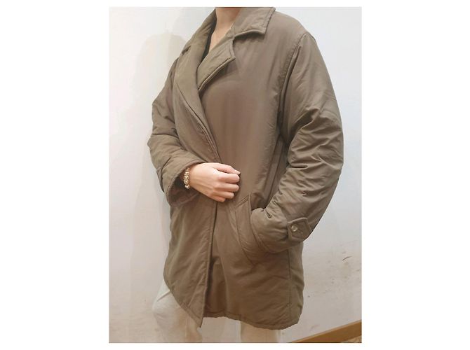 Caban Max Mara con botonadura forrada Bronce - vista 10
