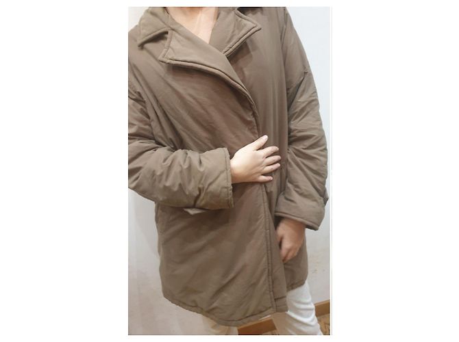 Caban Max Mara con botonadura forrada Bronce - vista 8