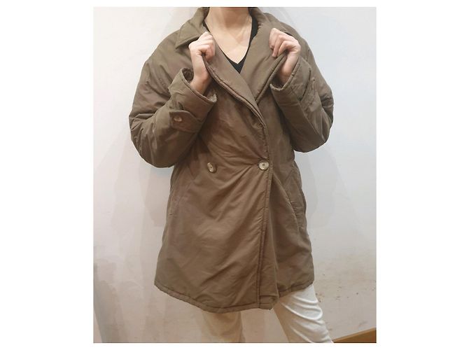 Caban Max Mara con botonadura forrada Bronce - vista 9