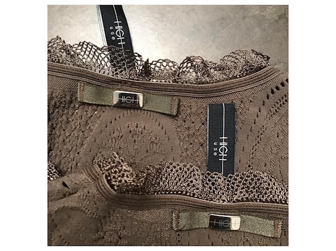 High Claire Campbell Twin-Set Khaki - Ansicht 8