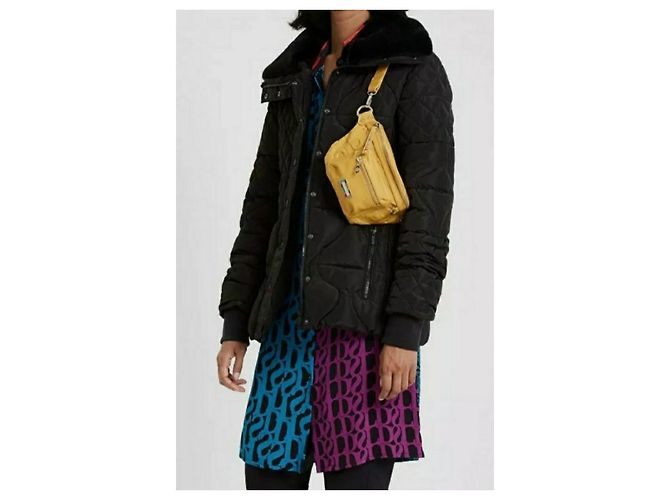 Chaqueta Desigual matelassé negro - vista 6