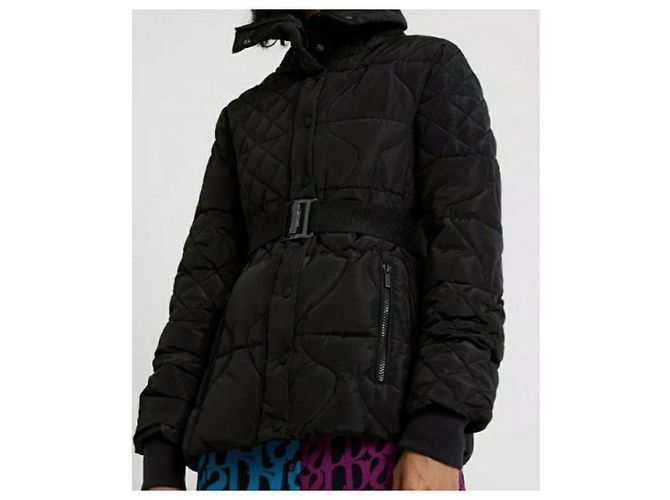 Chaqueta Desigual matelassé negro - vista 8