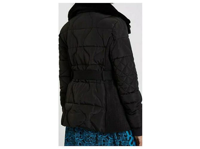 Chaqueta Desigual matelassé negro - vista 9