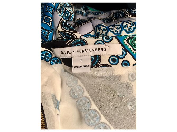 Diane Von Furstenberg Vestido de seda DvF New Avery Multicolor - vista 6