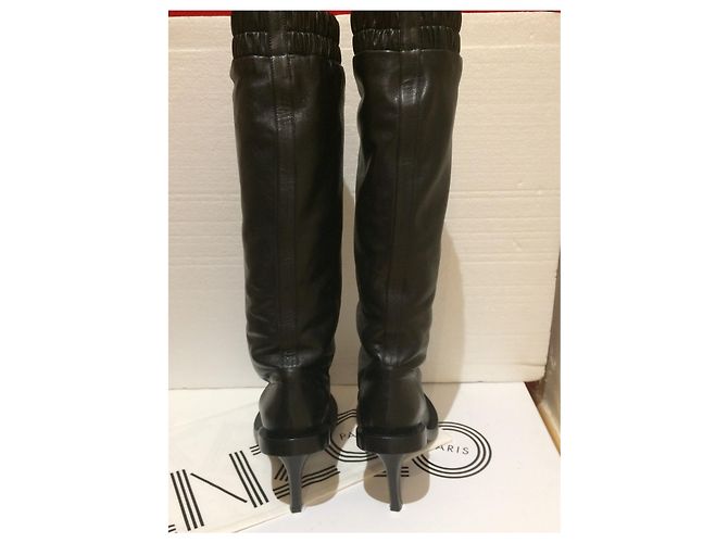 Botas Kenzo Memento 3 de cuero negro - vista 2