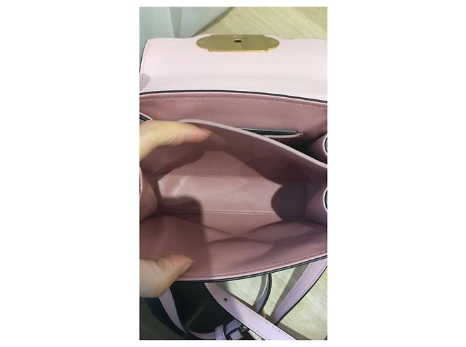 Dolce & Gabbana Borsa Satchel Welcome Graffiti Rosa in Pelle di Vitello - vista 6