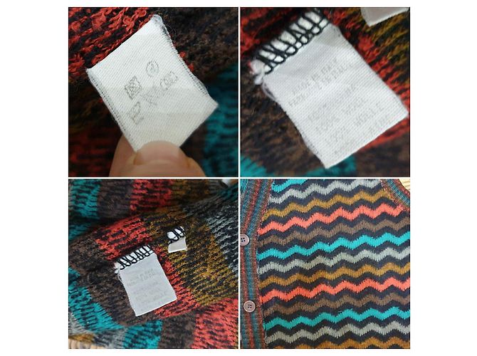 Missoni Vintage Sweater Weste Mehrfarben - Ansicht 3