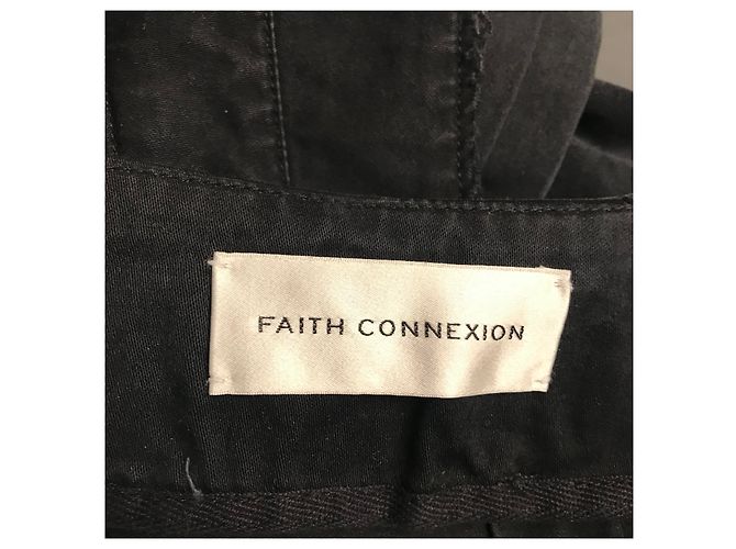 Minifalda Faith Connexion negra de algodón Negro - vista 3