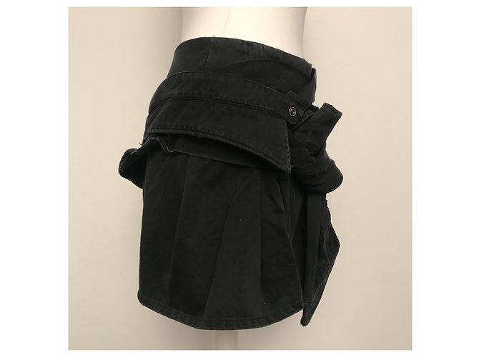 Minifalda Faith Connexion negra de algodón Negro - vista 9