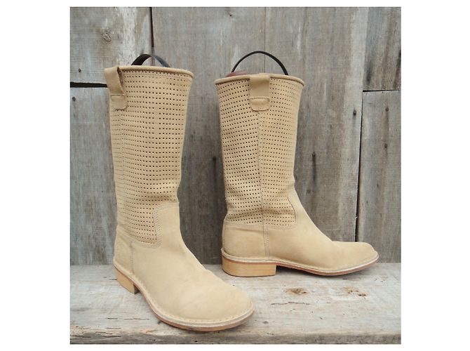 Autre Marque Stivali Kickers vintage anni settanta 40 Beige - vista 2