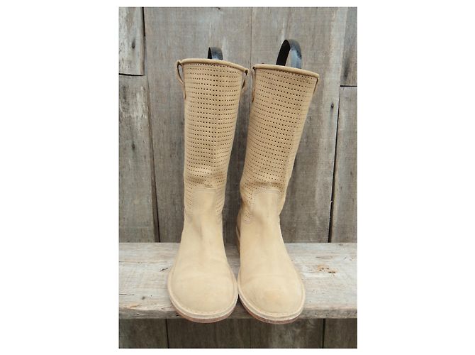 Autre Marque Stivali Kickers vintage anni settanta 40 Beige - vista 3