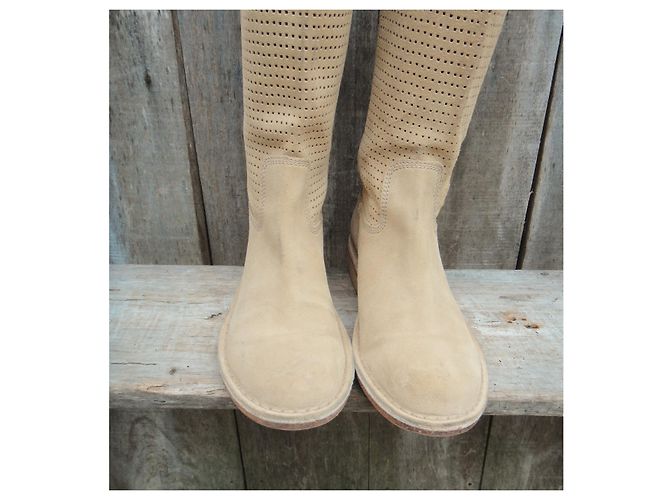 Autre Marque Stivali Kickers vintage anni settanta 40 Beige - vista 4
