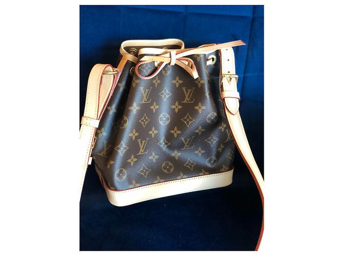 Louis Vuitton Noe BB Monogram Canvas Borsa Marrone - vista 5