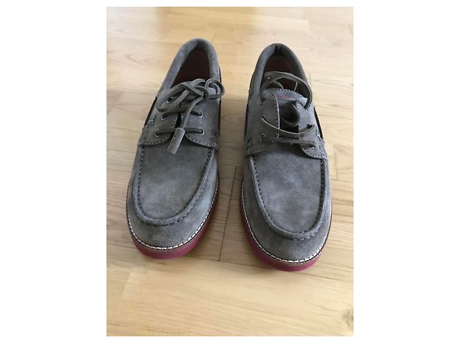 Louis Vuitton Lisbona Derby scarpe Taupe - vista 5