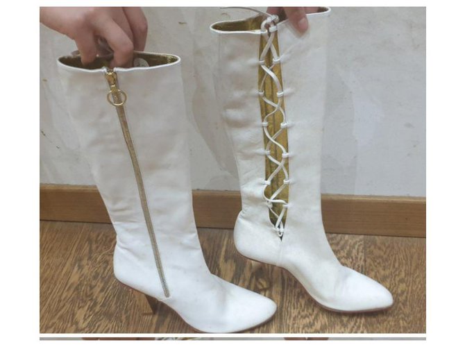 Botas Versus Versace 80s blanco - vista 9
