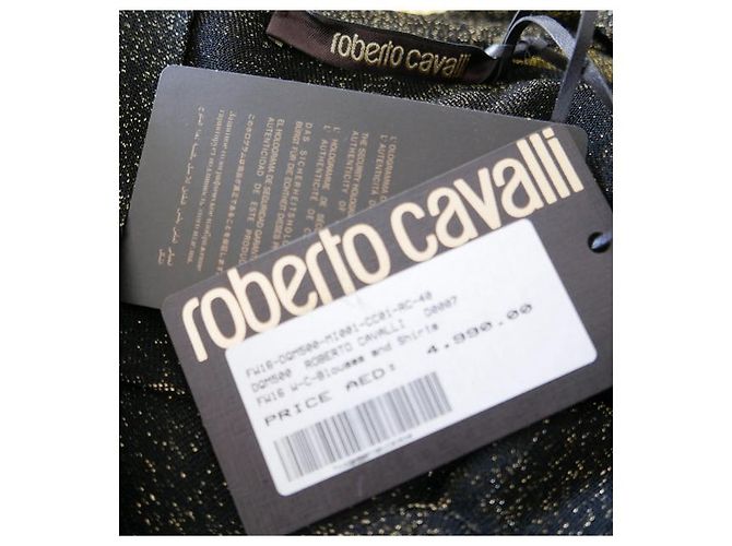 Roberto Cavalli Jersey de punto con cuello de bufanda - vista 5