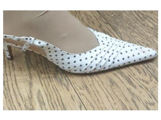 Gianfranco Ferré Vintage décolleté pois Ferré Nero Bianco - vista 3
