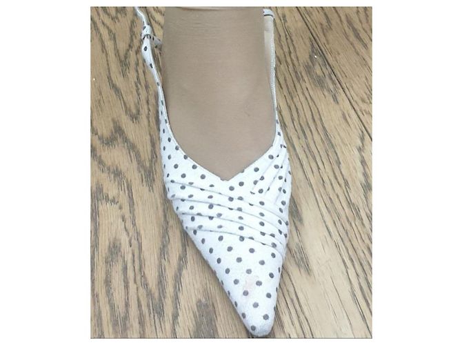 Gianfranco Ferré Vintage décolleté pois Ferré Nero Bianco - vista 4