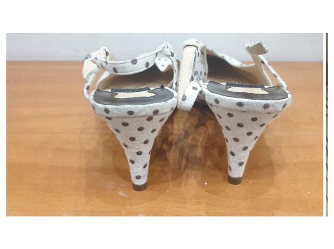 Gianfranco Ferré Vintage décolleté pois Ferré Nero Bianco - vista 5