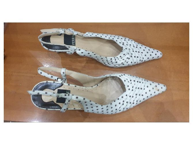 Gianfranco Ferré Vintage décolleté pois Ferré Nero Bianco - vista 8
