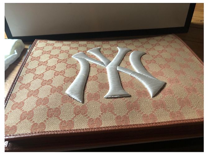 Borsa gucci Yankees NY piccola - nuova Beige - vista 8