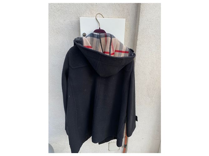 Duffle coat Burberry Brit blu navy - vista 2