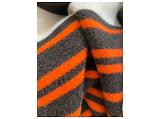 Abrigo Chloé de lana y cachemir beige naranja marrón Multicolor - vista 5