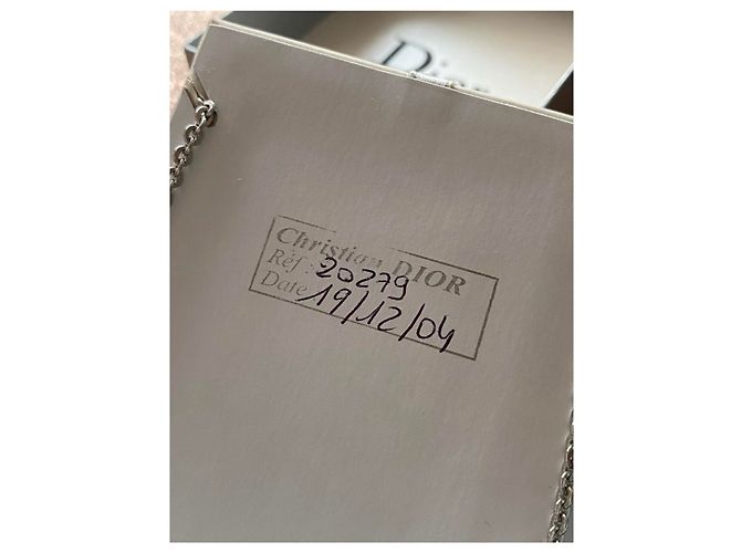 Christian Dior Collana Dior con 3 Pendenti Silver hardware - vista 4