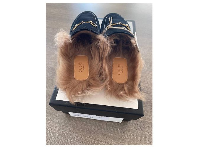 Gucci Princetown Samt schwarz - Ansicht 2