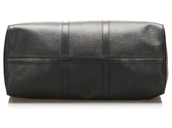 Louis Vuitton Black Epi Keepall 50 Nero - vista 4