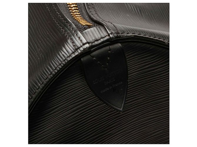 Louis Vuitton Black Epi Keepall 50 Nero - vista 6
