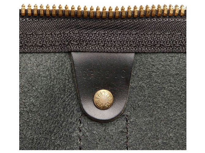 Louis Vuitton Black Epi Keepall 50 Nero - vista 7
