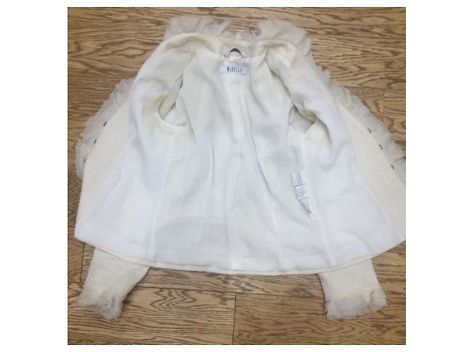 Marella Boho Voulants Blazerjacke Aus weiß - Ansicht 4