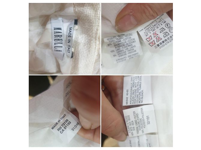 Marella Boho Voulants Blazerjacke Aus weiß - Ansicht 9