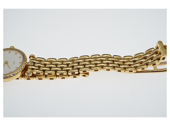 Relógio Van Cleef & Arpels White Diamond Dial Diamond Bezel Dourado Gold hardware - vista 13