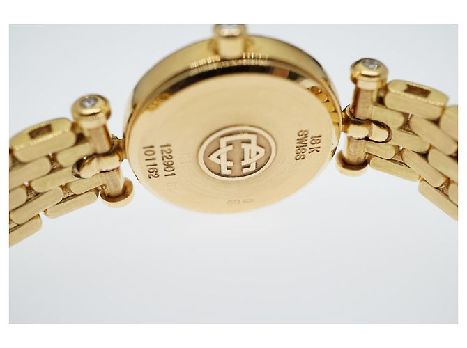 Relógio Van Cleef & Arpels White Diamond Dial Diamond Bezel Dourado Gold hardware - vista 5