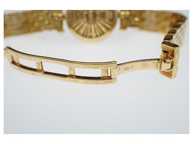 Relógio Van Cleef & Arpels White Diamond Dial Diamond Bezel Dourado Gold hardware - vista 8