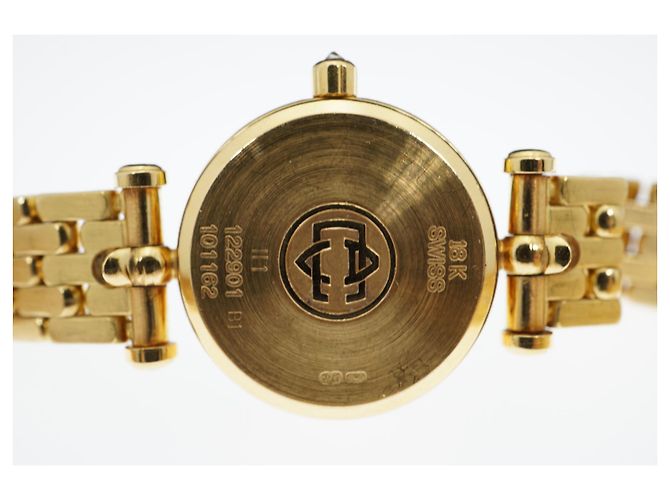 Relógio Van Cleef & Arpels White Diamond Dial Diamond Bezel Dourado Gold hardware - vista 9