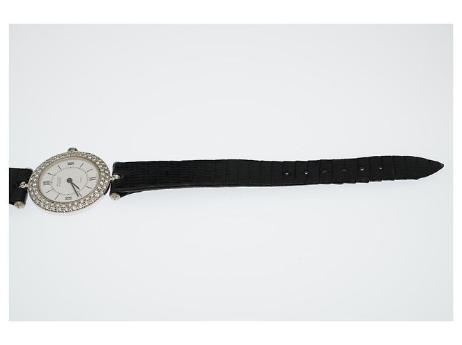 VAN CLEEF & ARPELS Classique 18k Relógio de diamante em ouro branco Prata Gold hardware - vista 8
