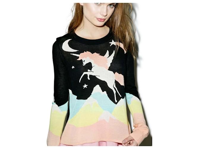 Wildfox Land Faraway Opal Sweater Mehrfarben - Ansicht 2
