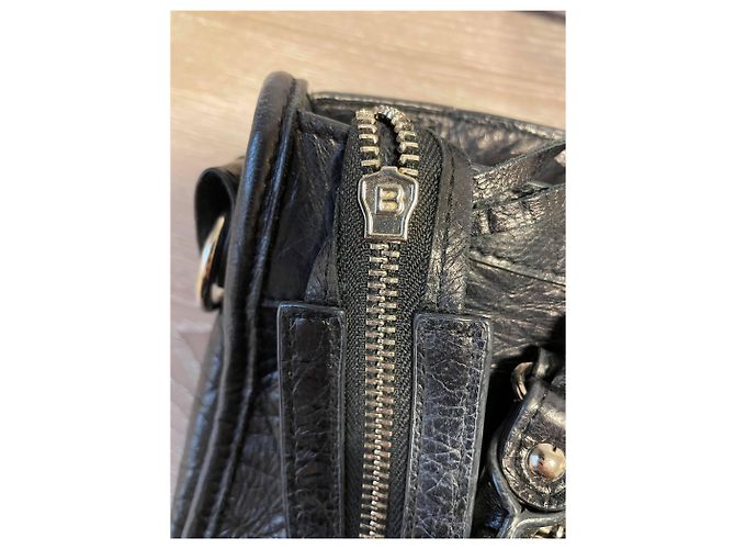 Balenciaga City S Handtasche aus schwarzem Leder - Ansicht 5